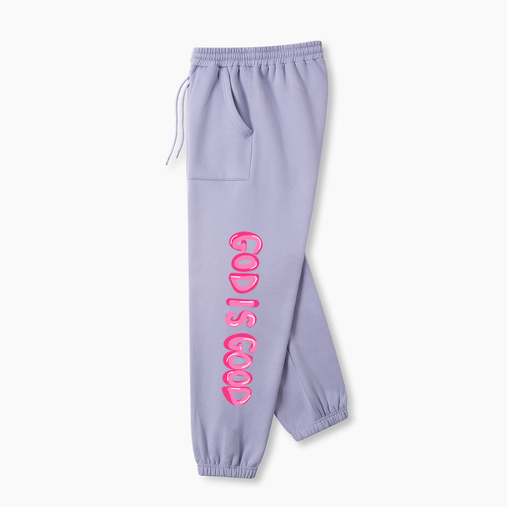 God Is Good Christian Fleece Sweatpants