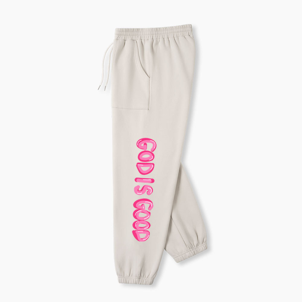 God Is Good Christian Fleece Sweatpants
