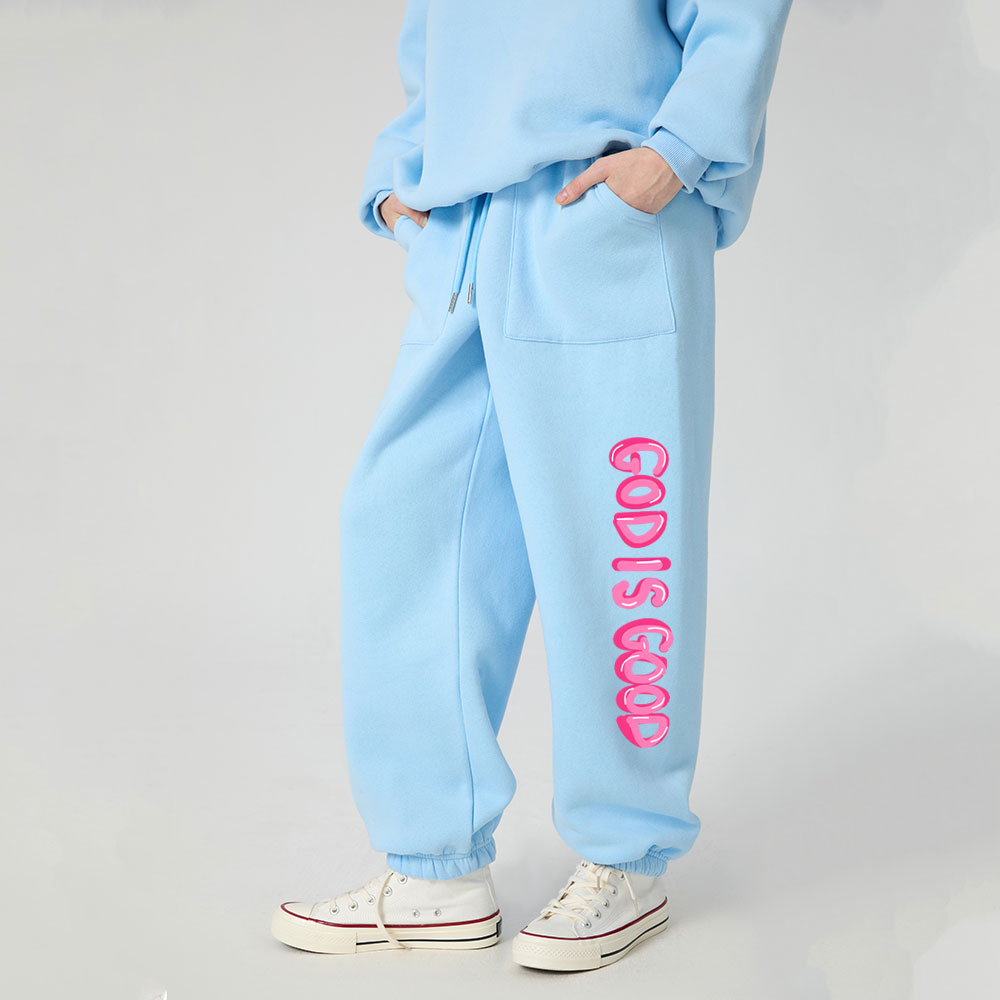 God Is Good Christian Fleece Sweatpants