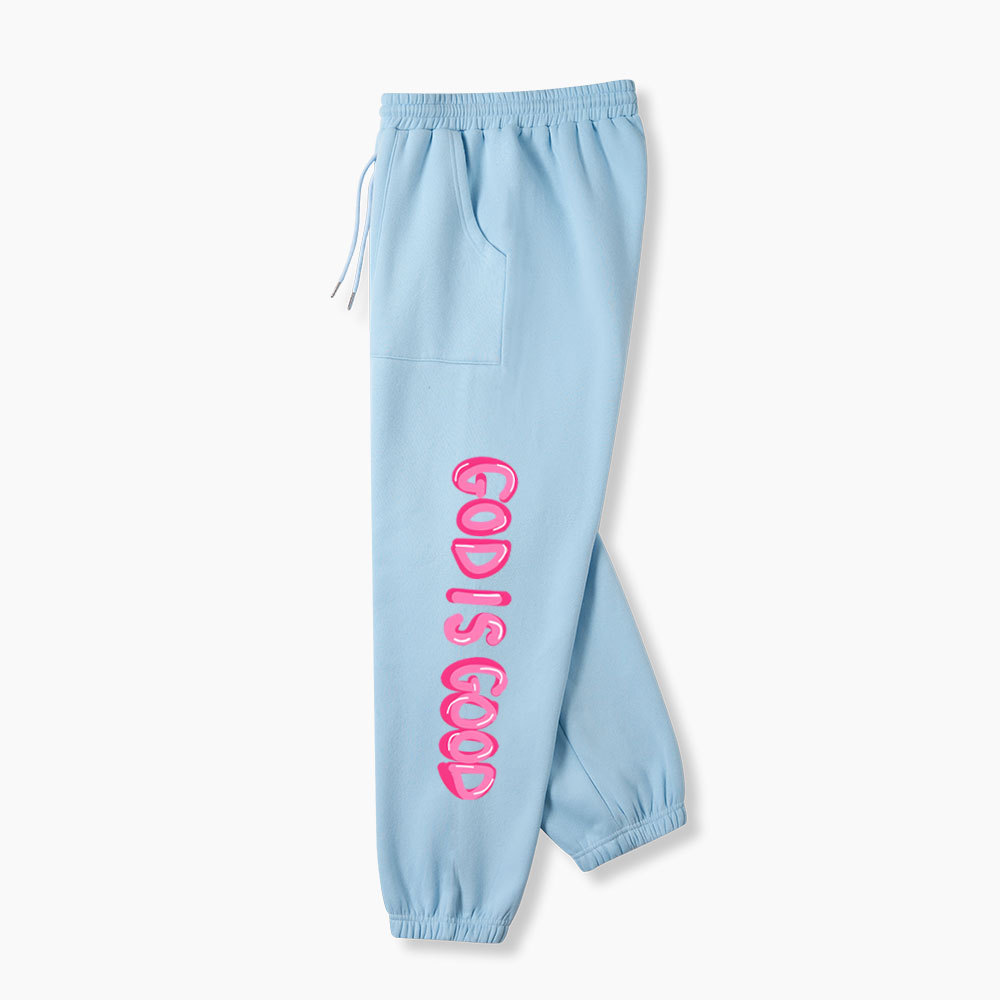 God Is Good Christian Fleece Sweatpants