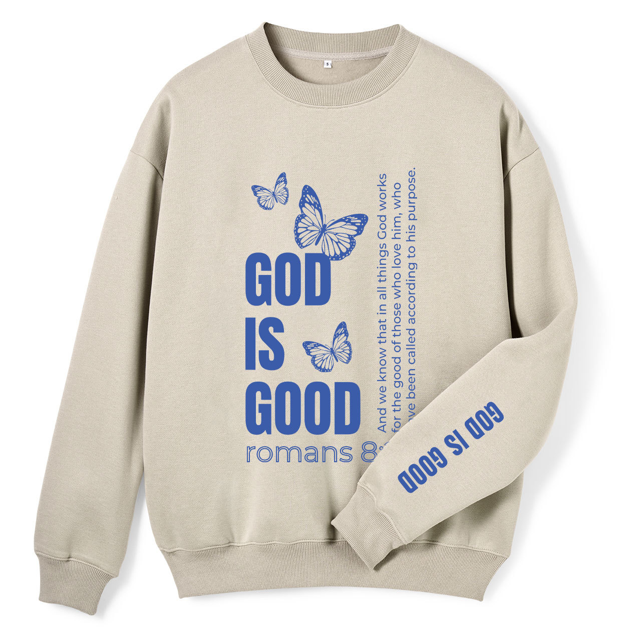 God Is Good Christian Fleece Sweatshirt Sale - GuidingCross