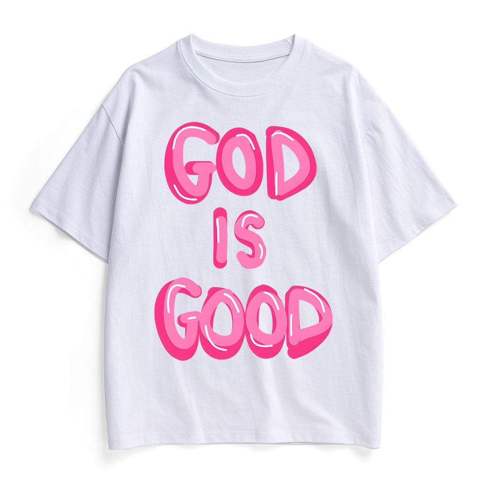 God Is Good Christian Heavy Cotton T-Shirt