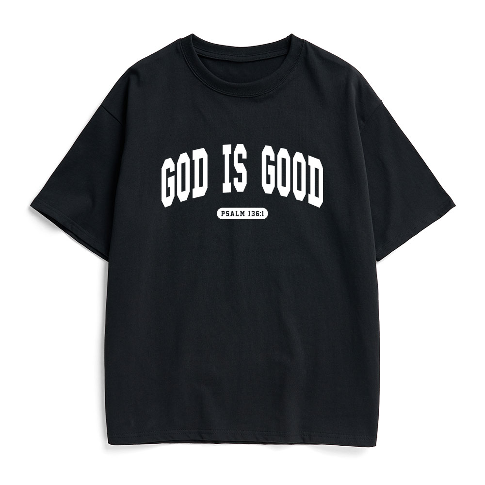 God Is Good Christian Heavy Cotton T-Shirt