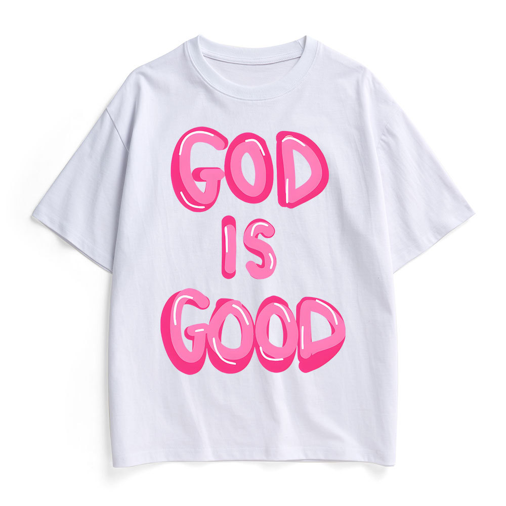 God Is Good Christian Heavy Cotton T-Shirt