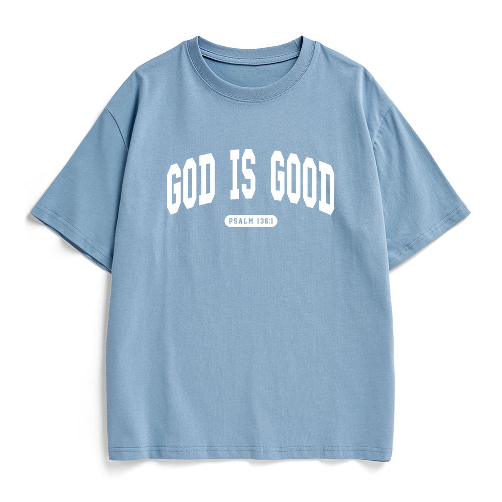 God Is Good Christian Heavy Cotton T-Shirt