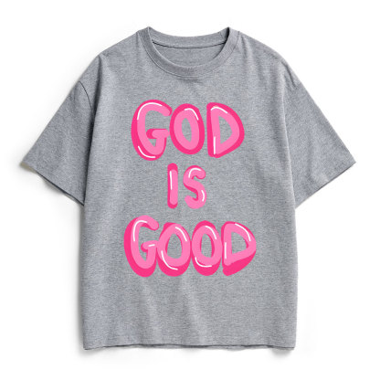 God Is Good Christian Heavy Cotton T-Shirt