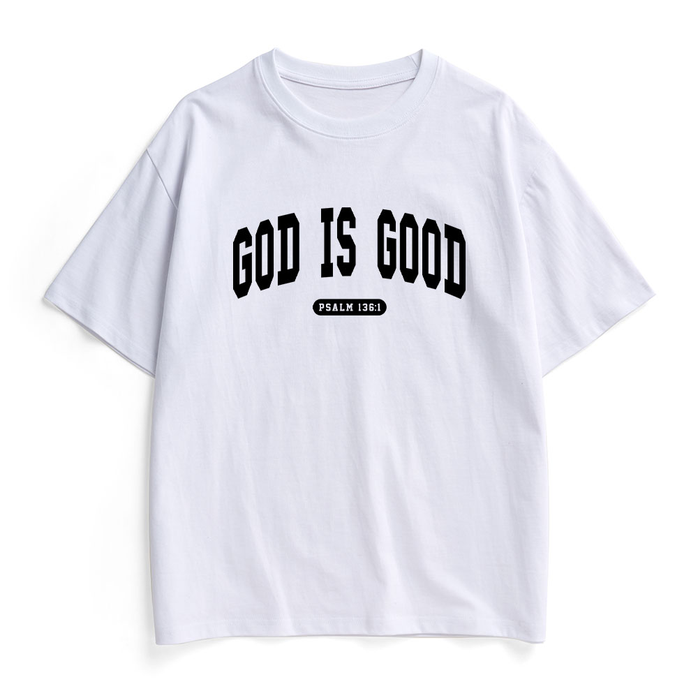 God Is Good Christian Heavy Cotton T-Shirt