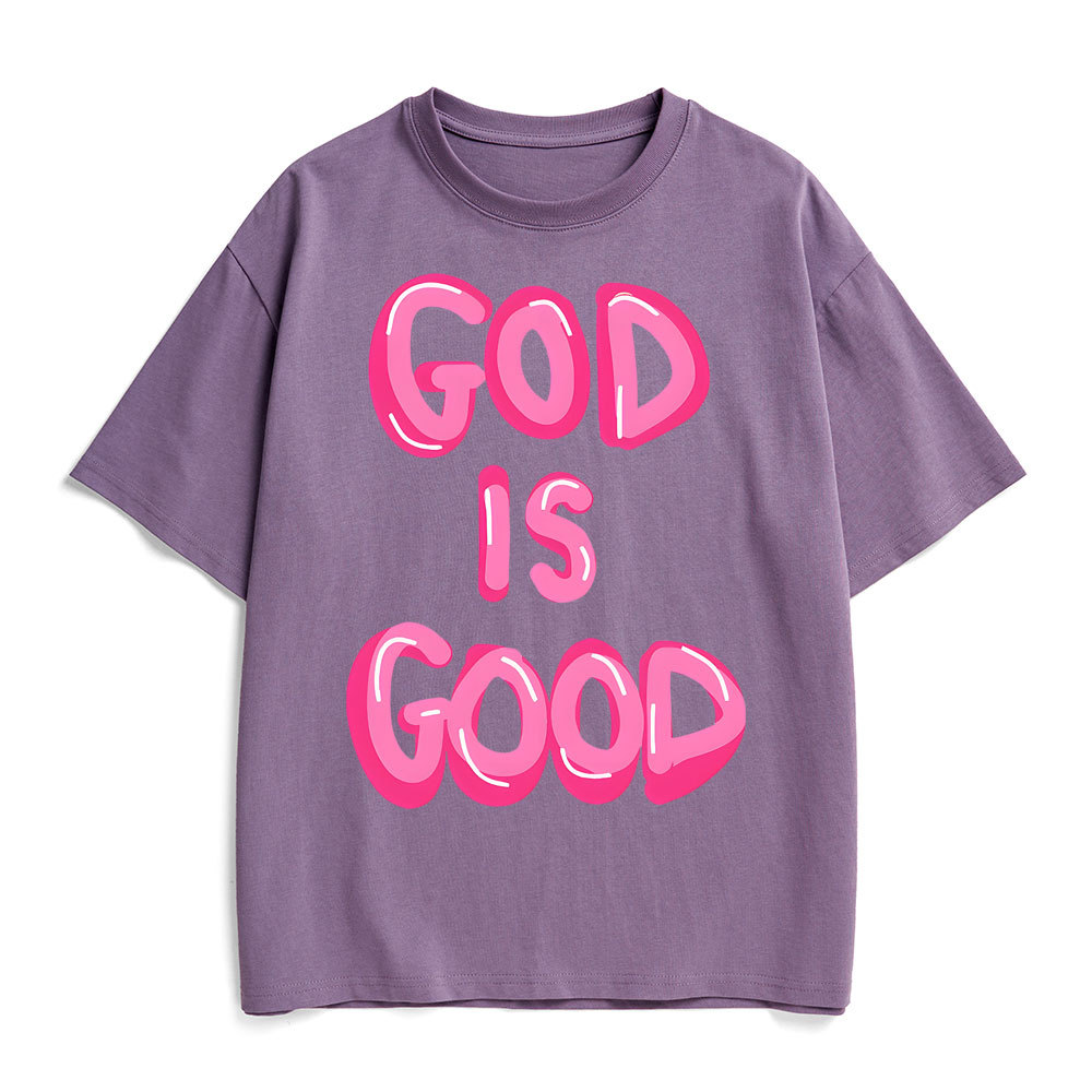 God Is Good Christian Heavy Cotton T-Shirt