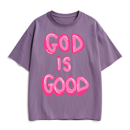 God Is Good Christian Heavy Cotton T-Shirt