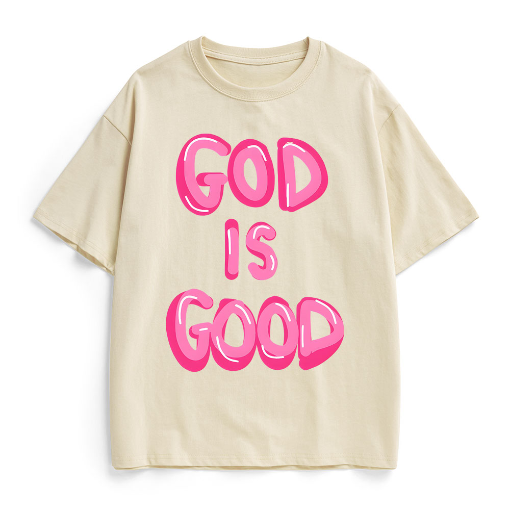 God Is Good Christian Heavy Cotton T-Shirt