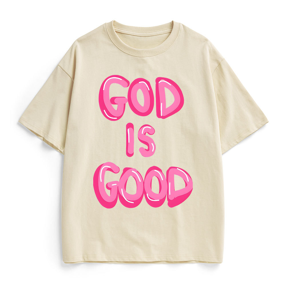 God Is Good Christian Heavy Cotton T-Shirt