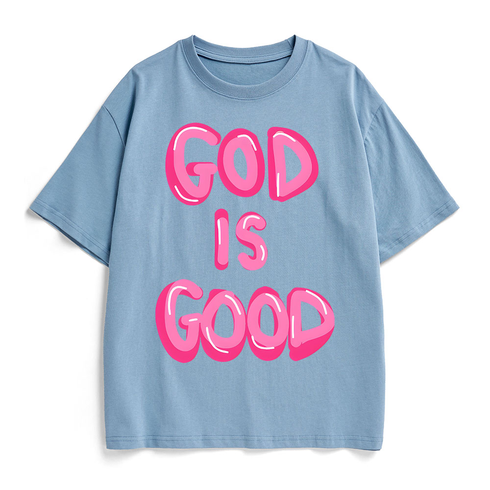 God Is Good Christian Heavy Cotton T-Shirt