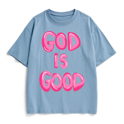 God Is Good Christian Heavy Cotton T-Shirt