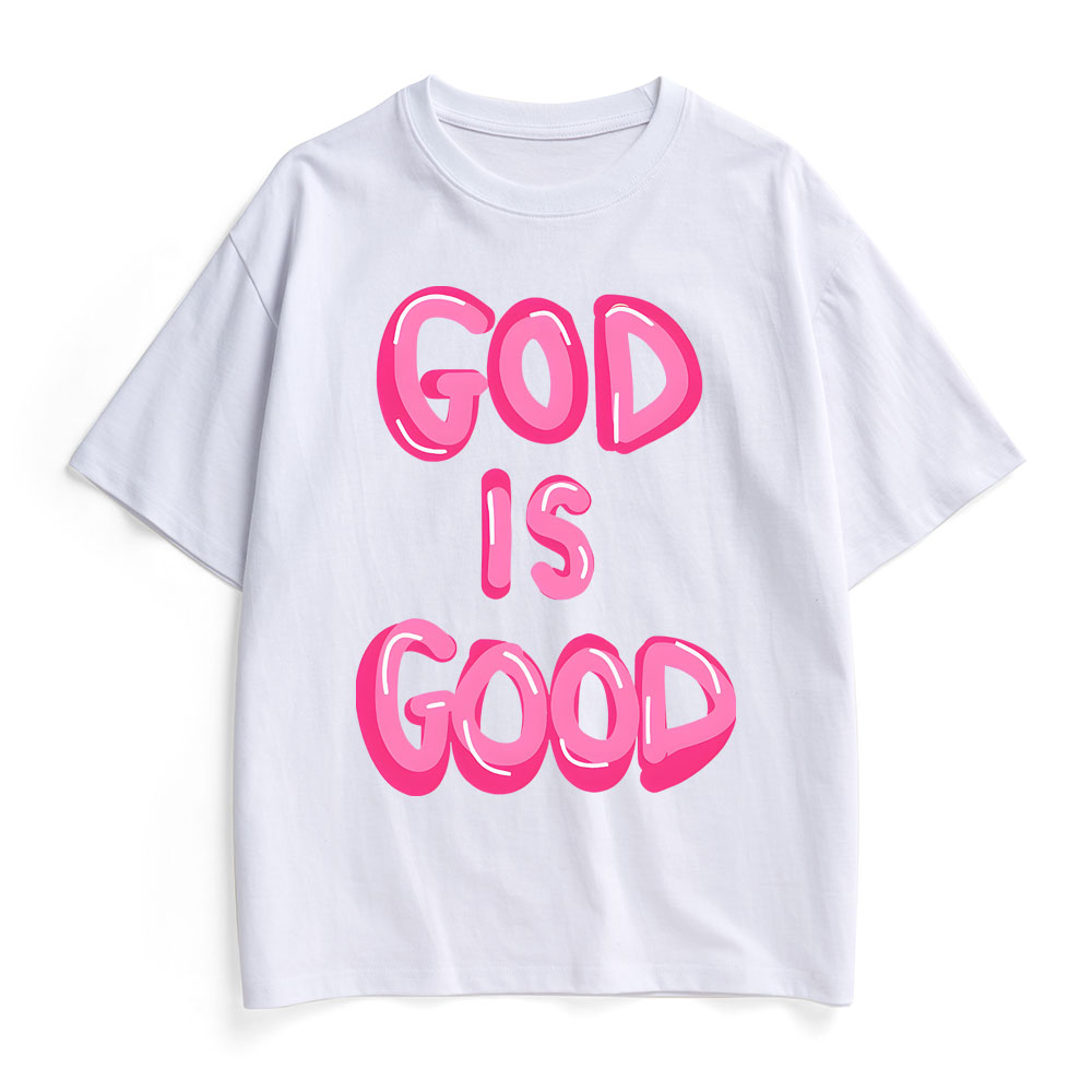 God Is Good Christian Heavy Cotton T-Shirt