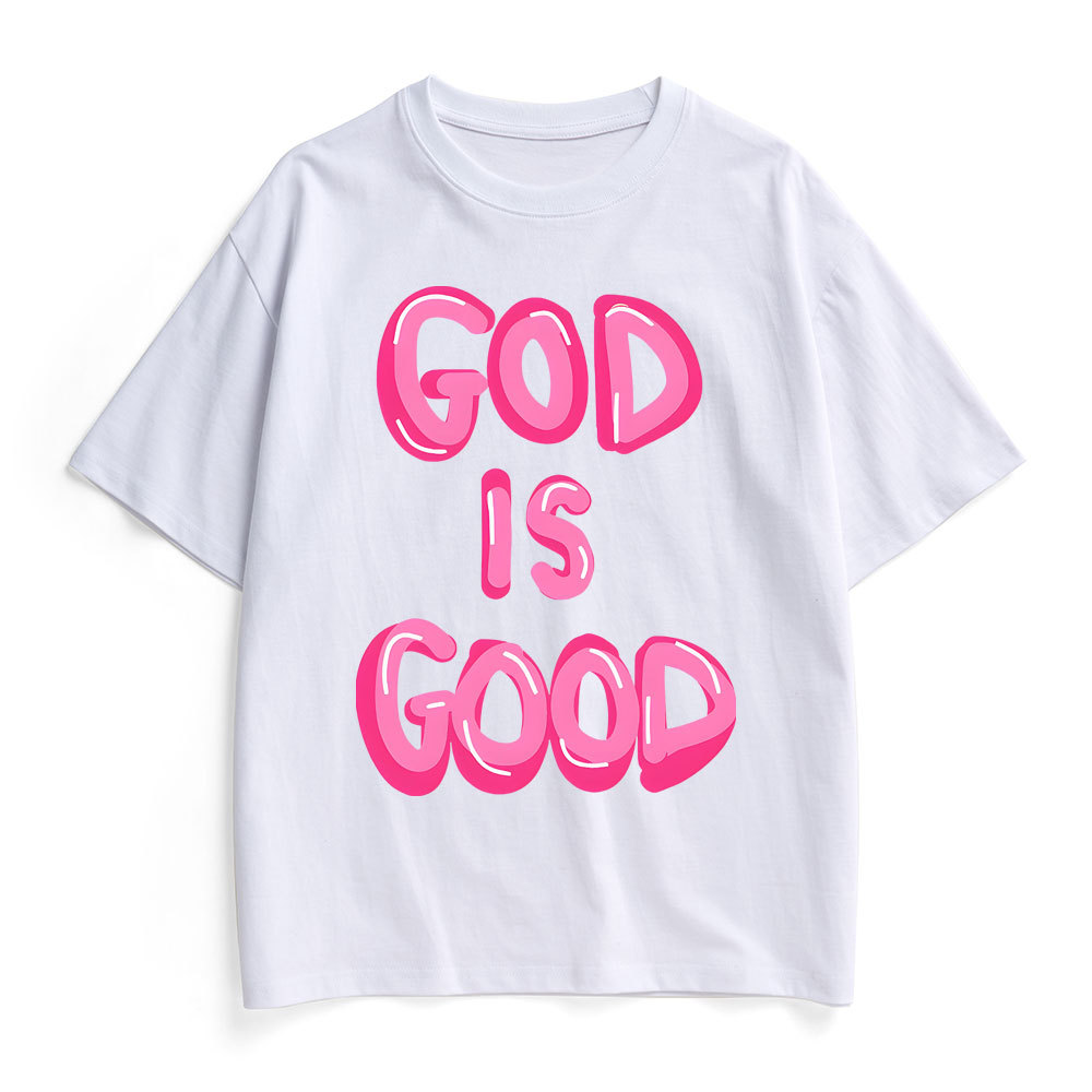 God Is Good Christian Heavy Cotton T-Shirt