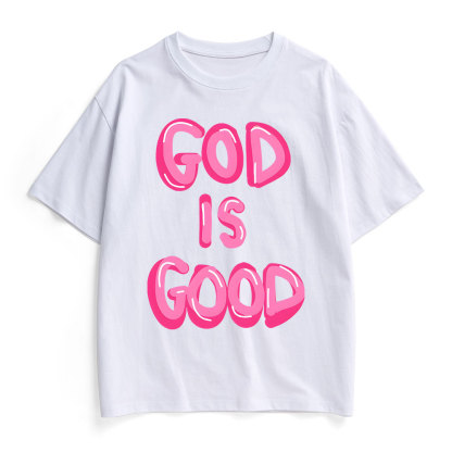 God Is Good Christian Heavy Cotton T-Shirt