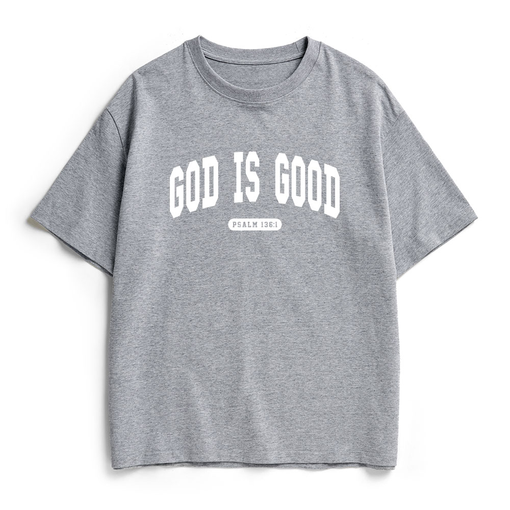 God Is Good Christian Heavy Cotton T-Shirt