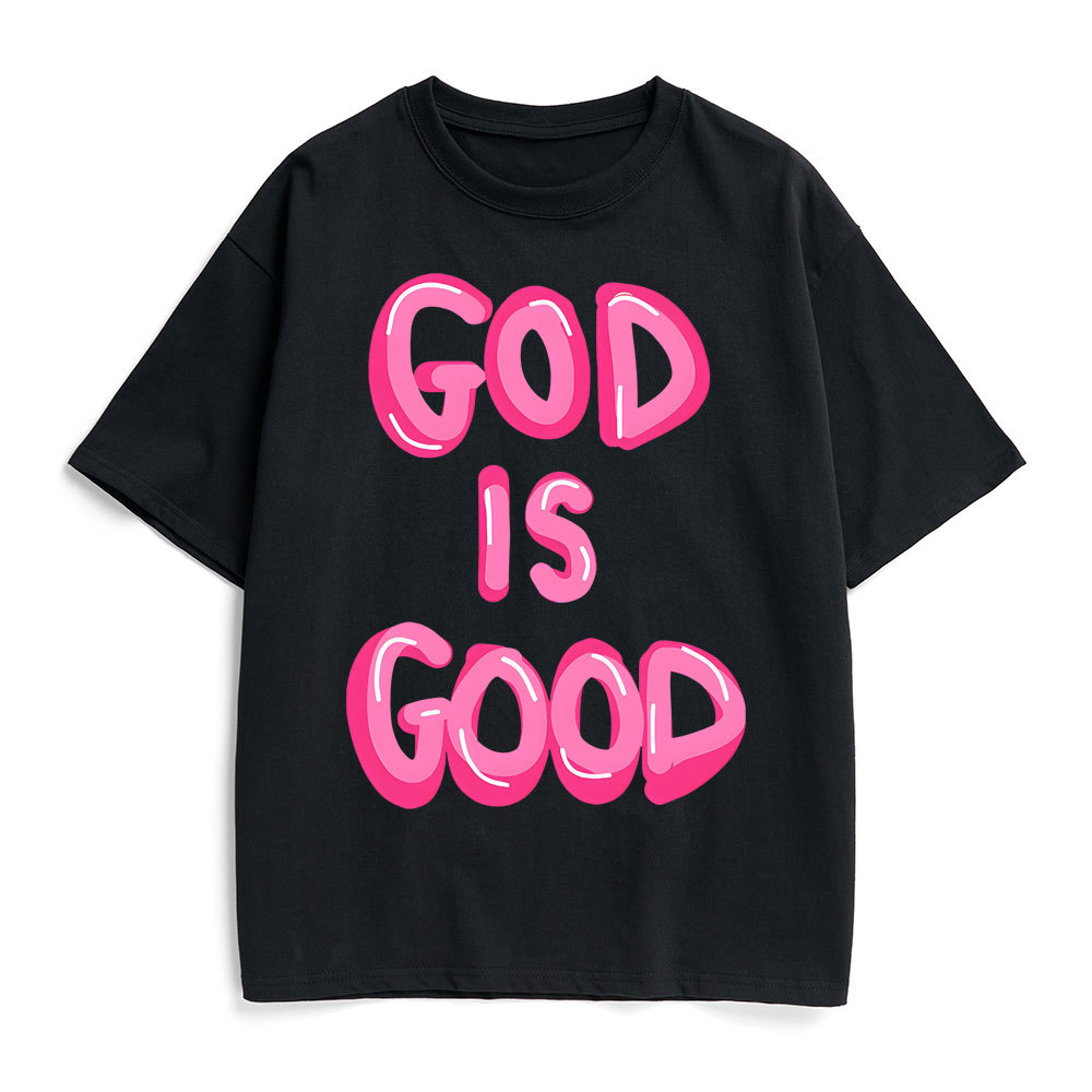 God Is Good Christian Heavy Cotton T-Shirt