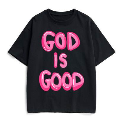 God Is Good Christian Heavy Cotton T-Shirt