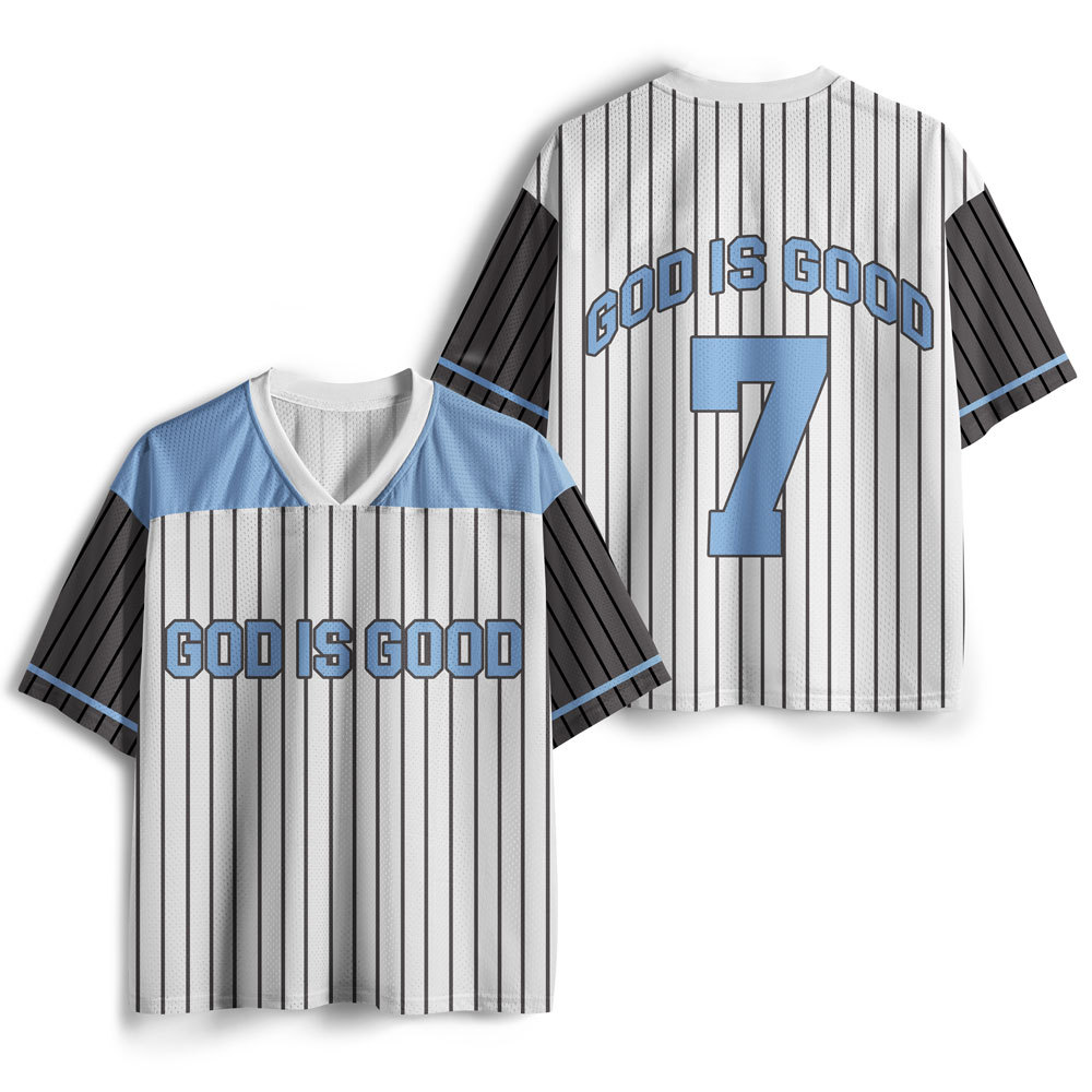 God Is Good Christian Mesh Jersey