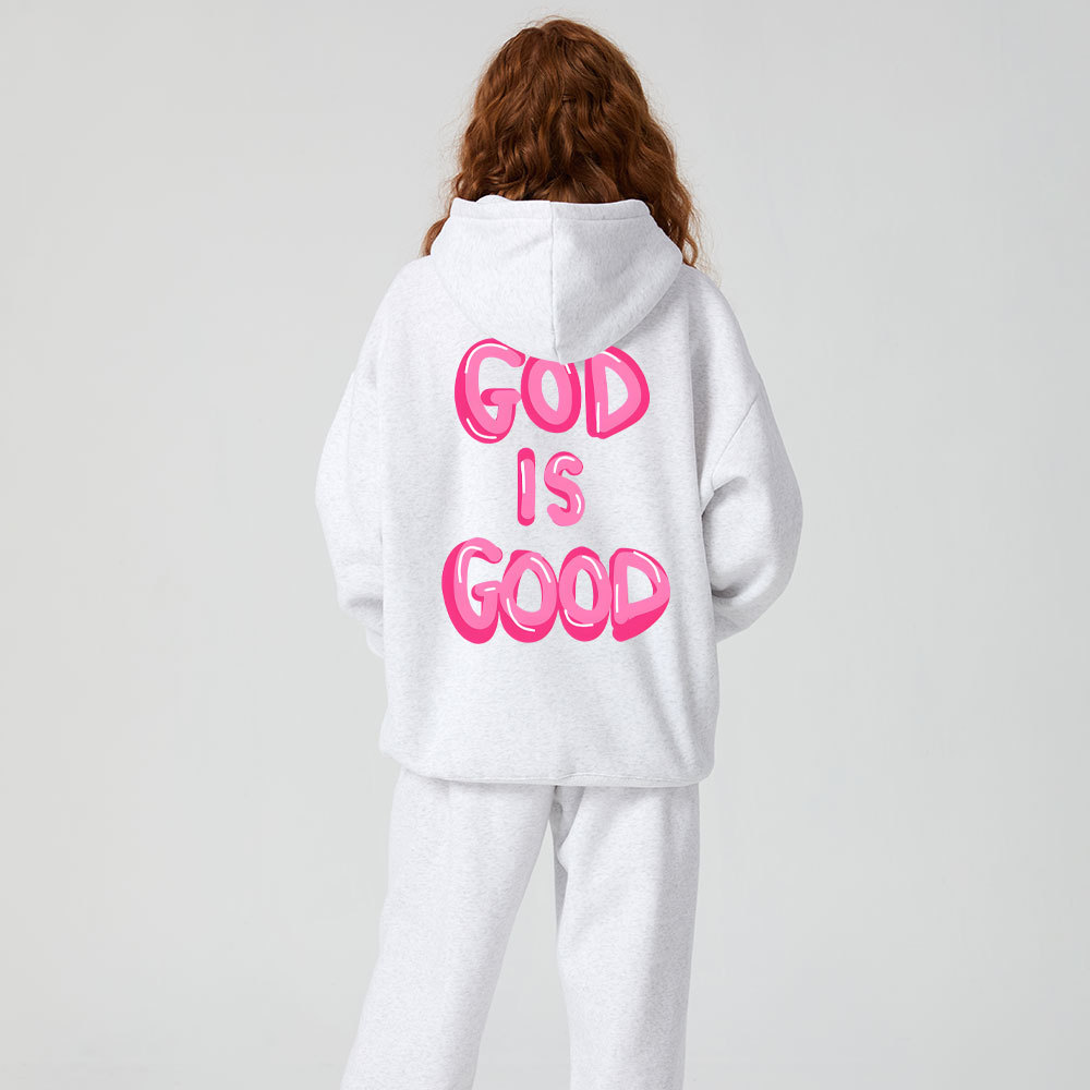 God Is Good Christian Premium Fleece Hoodie Set