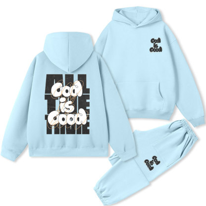 God Is Good Christian Premium Fleece Hoodie Set
