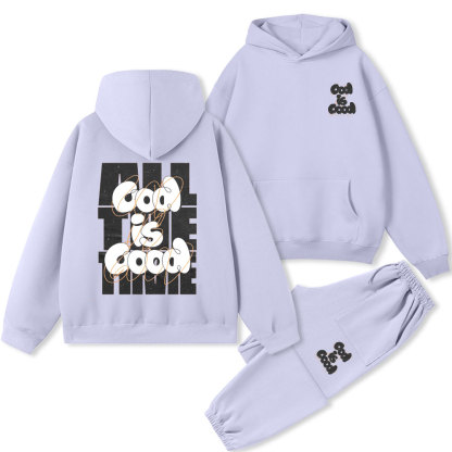 God Is Good Christian Premium Fleece Hoodie Set