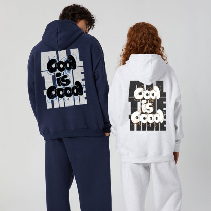 God Is Good Christian Premium Fleece Hoodie Set