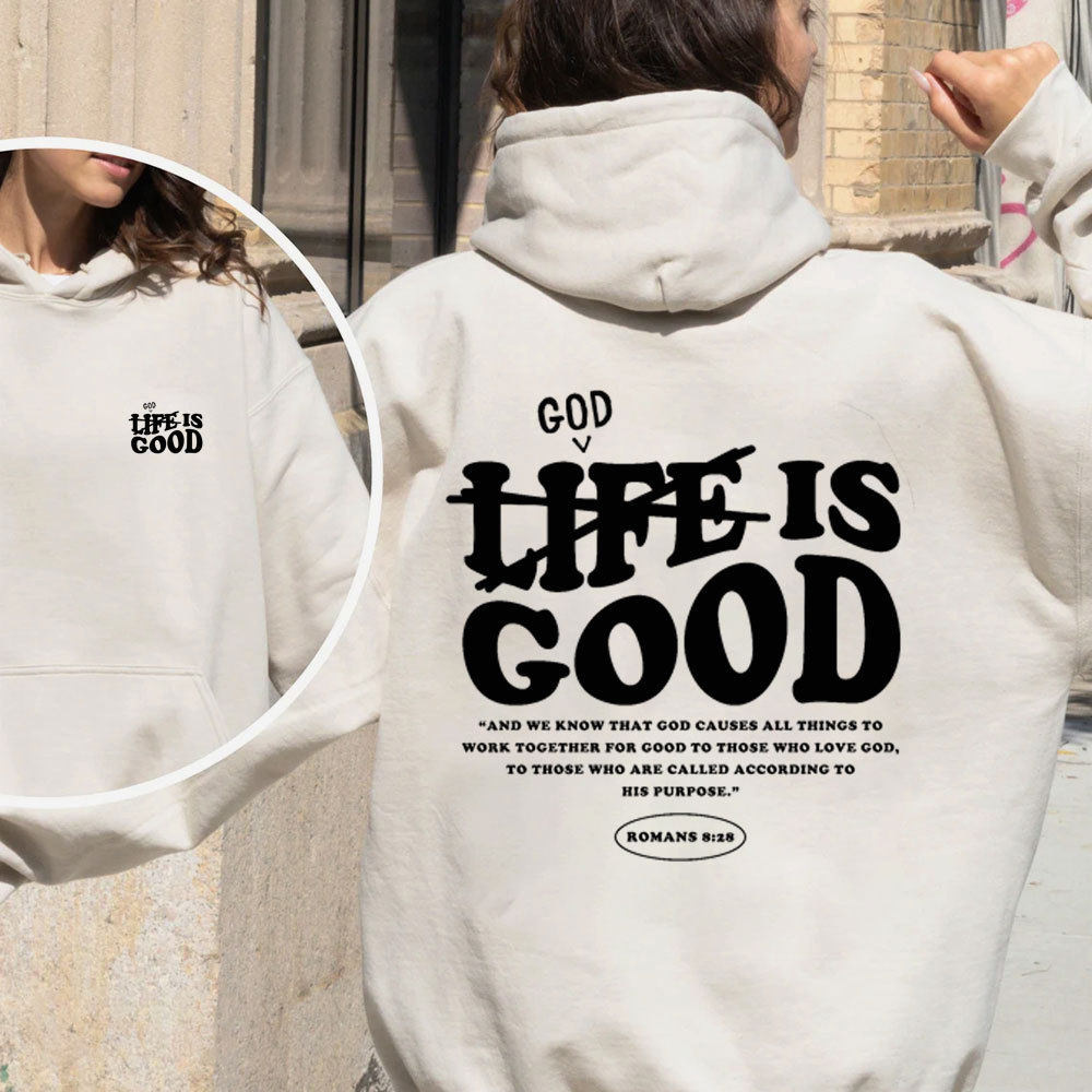 God Is Good Christian Premium Fleece Hoodie Set