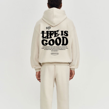God Is Good Christian Premium Fleece Hoodie Set