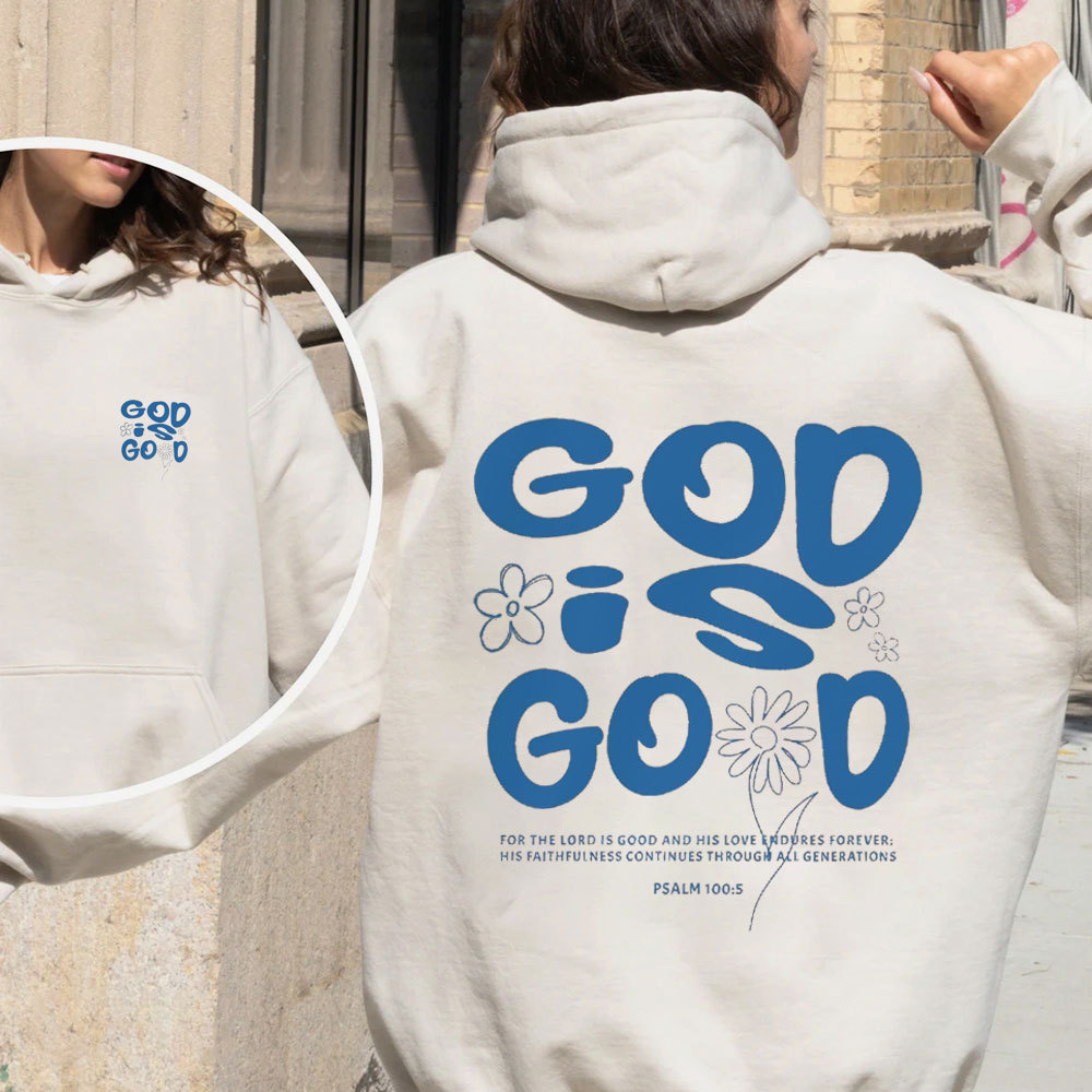 God Is Good Christian Premium Fleece Hoodie Set