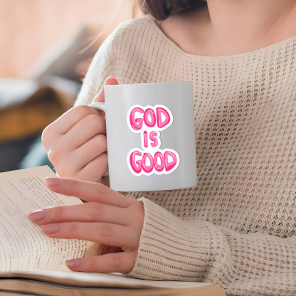 God Is Good Christian Stickers