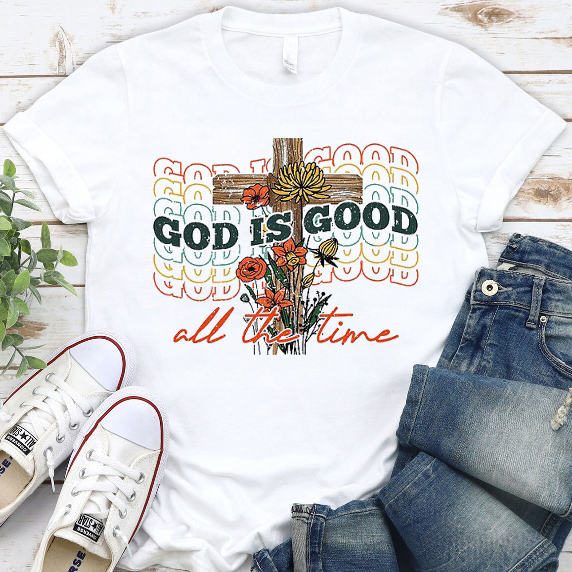 God Is Good Christian T-Shirt