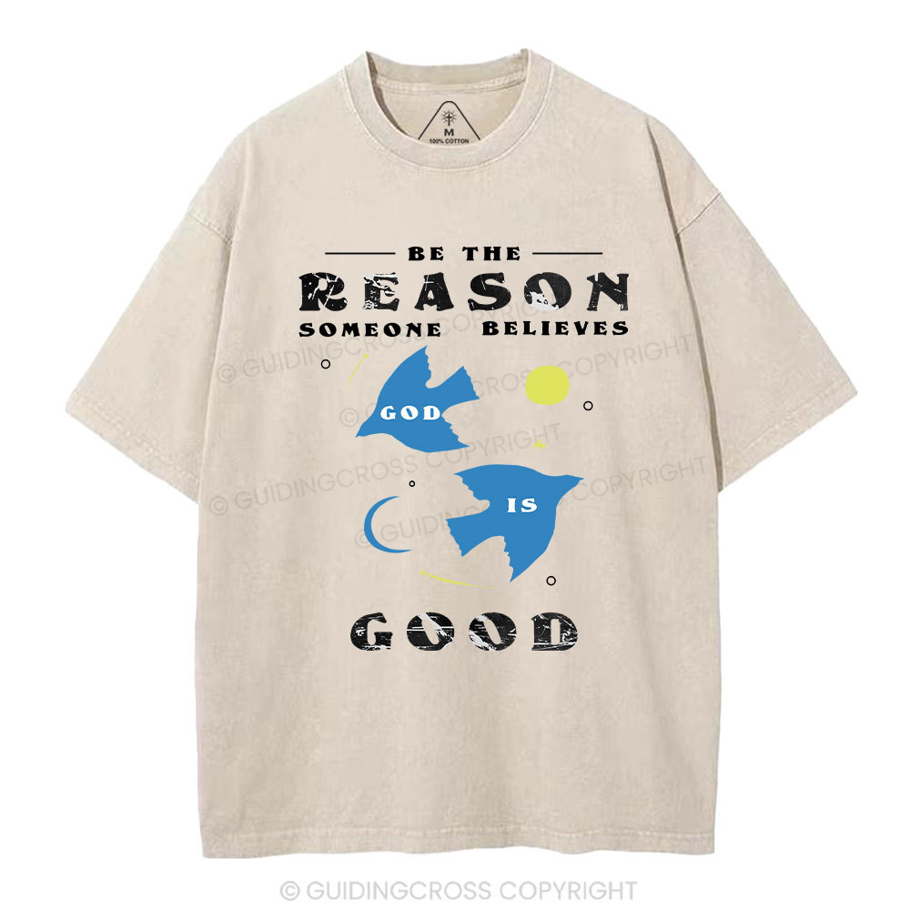 God Is Good Christian Washed T-Shirt
