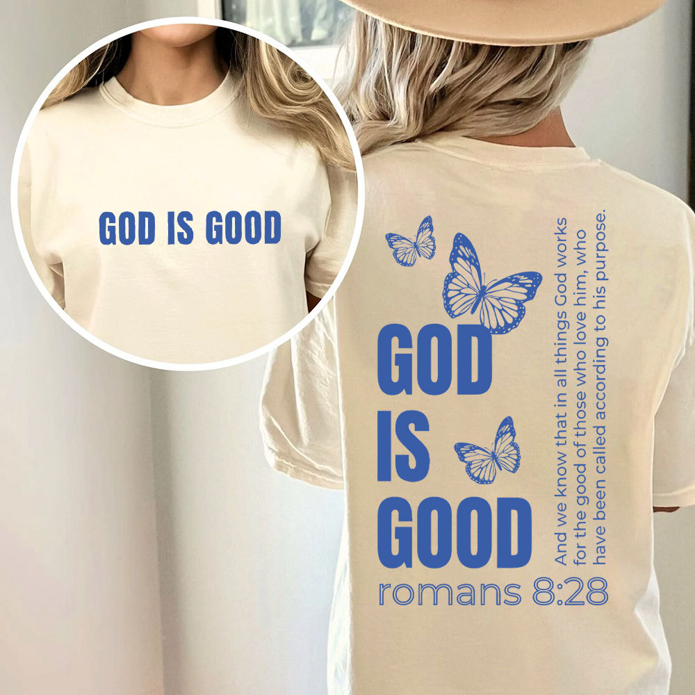 God Is Good Christian Washed T-Shirt