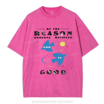 God Is Good Christian Washed T-Shirt