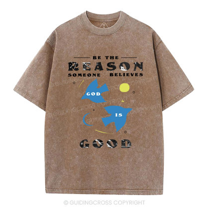 God Is Good Christian Washed T-Shirt