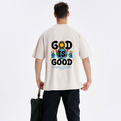 God Is Good Christian Washed T-Shirt