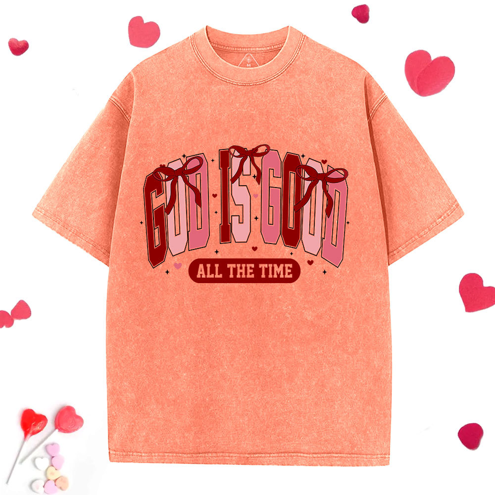 God Is Good Christian Washed T-Shirt