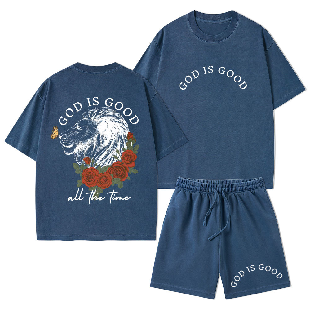 Sample Christian Washed T-Shirt & Shorts Sale - GuidingCross
