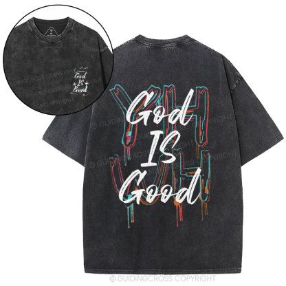 God Is Good Christian Washed T-Shirt