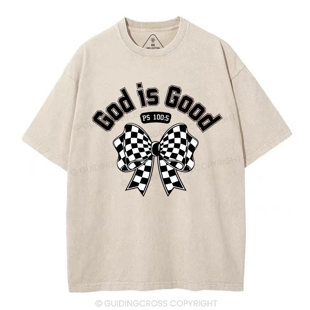 God Is Good Christian Washed T-Shirt