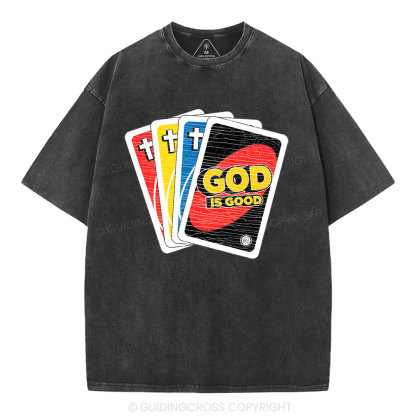 God Is Good Christian Washed T-Shirt