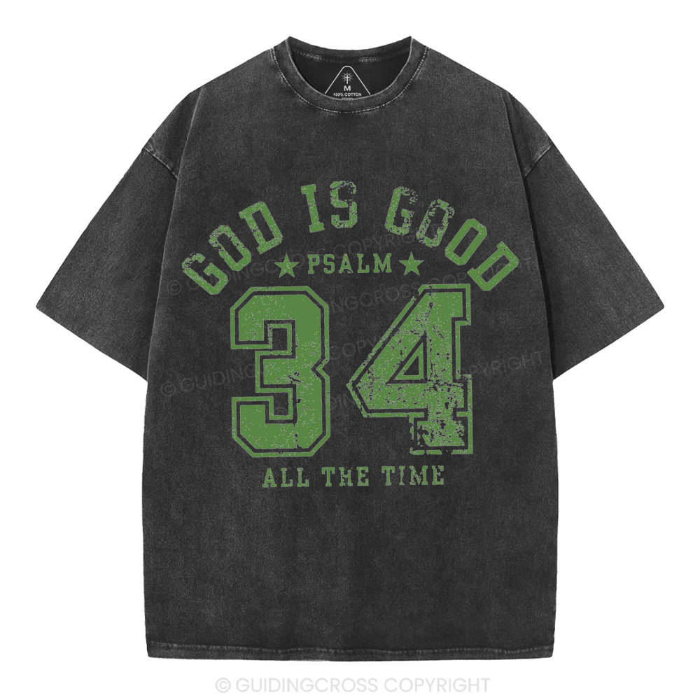 God Is Good Christian Washed T-Shirt