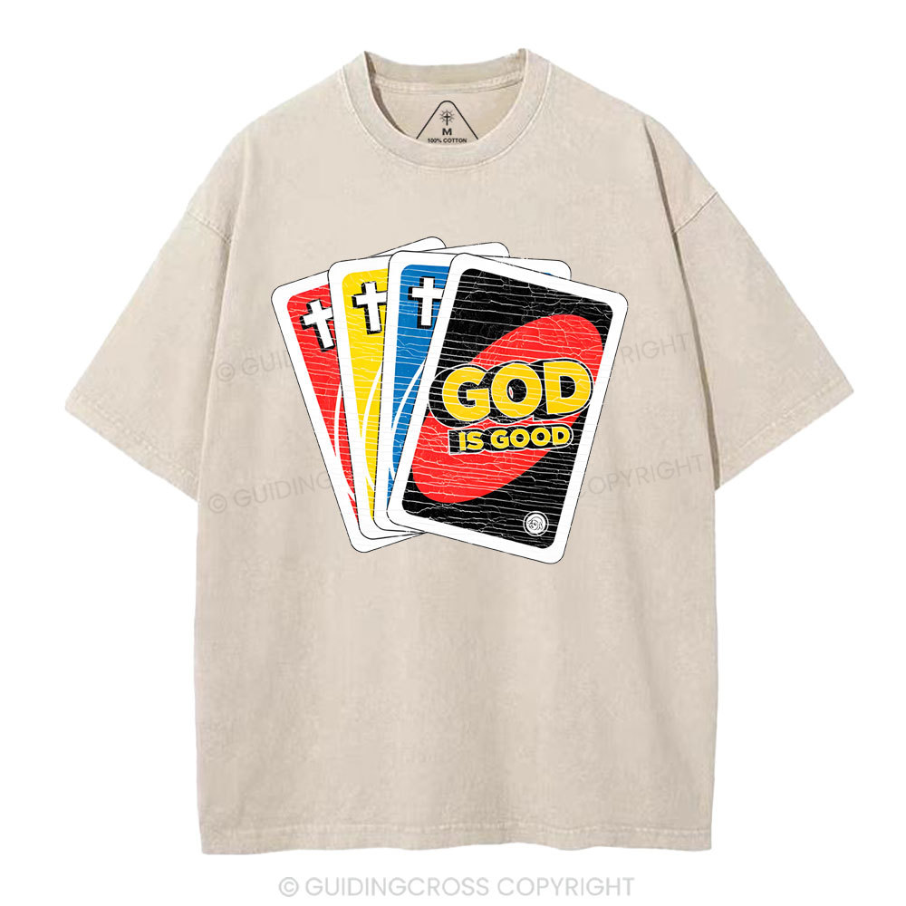 God Is Good Christian Washed T-Shirt