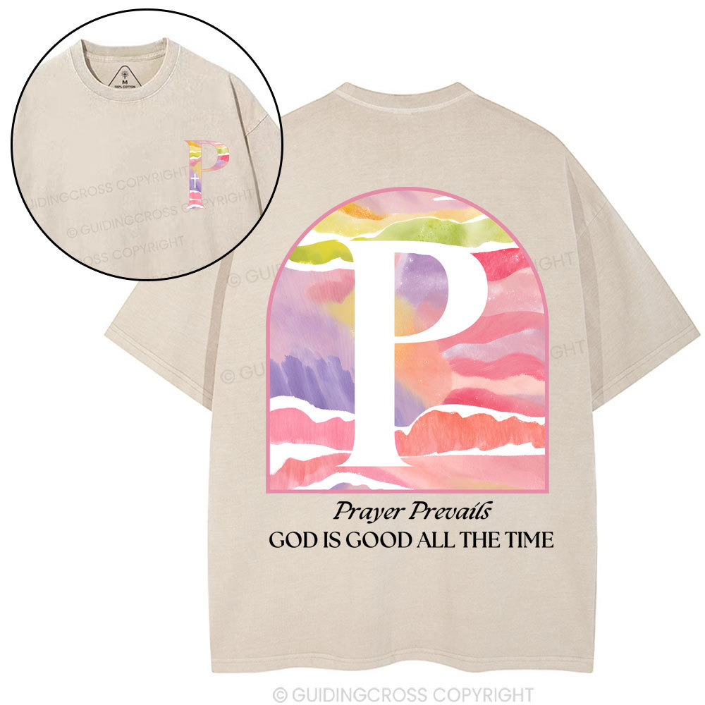 God Is Good Christian Washed T-Shirt