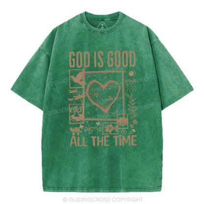 God Is Good Christian Washed T-Shirt