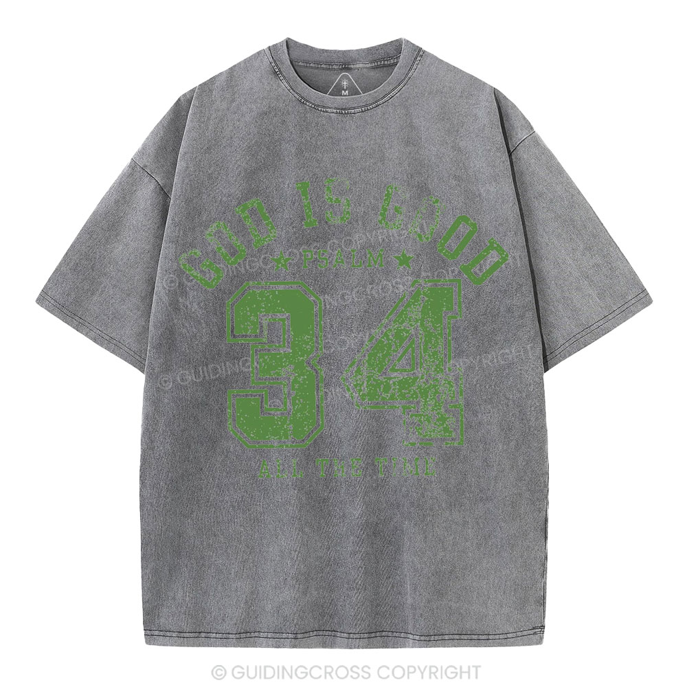 God Is Good Christian Washed T-Shirt