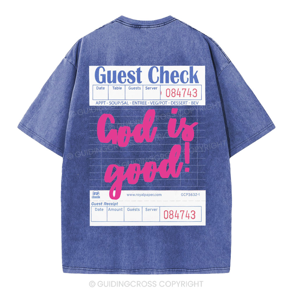 God Is Good Christian Washed T-Shirt