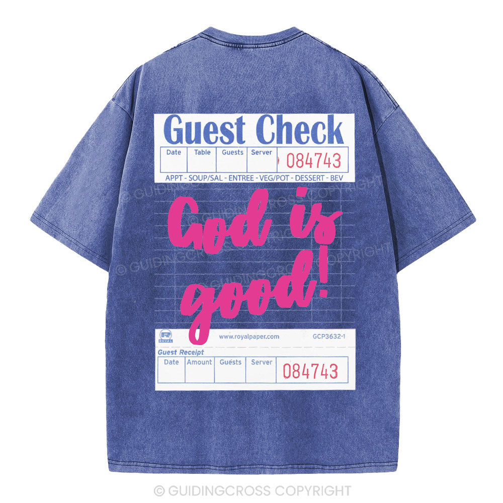 God Is Good Christian Washed T-Shirt